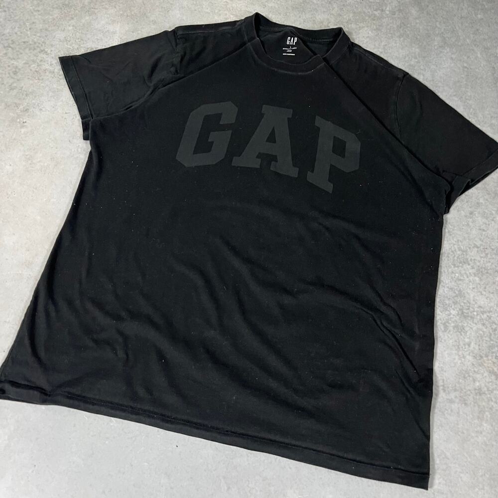 Everyday Soft Men's Black Gap Logo T-Shirt Size L - Picture 3 of 8